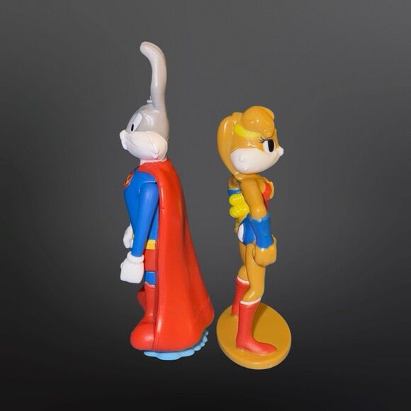 2 Burger King Justice League WB Lola Bunny WW Bugs Bunny Superman Figures A25 - Picture 5 of 10